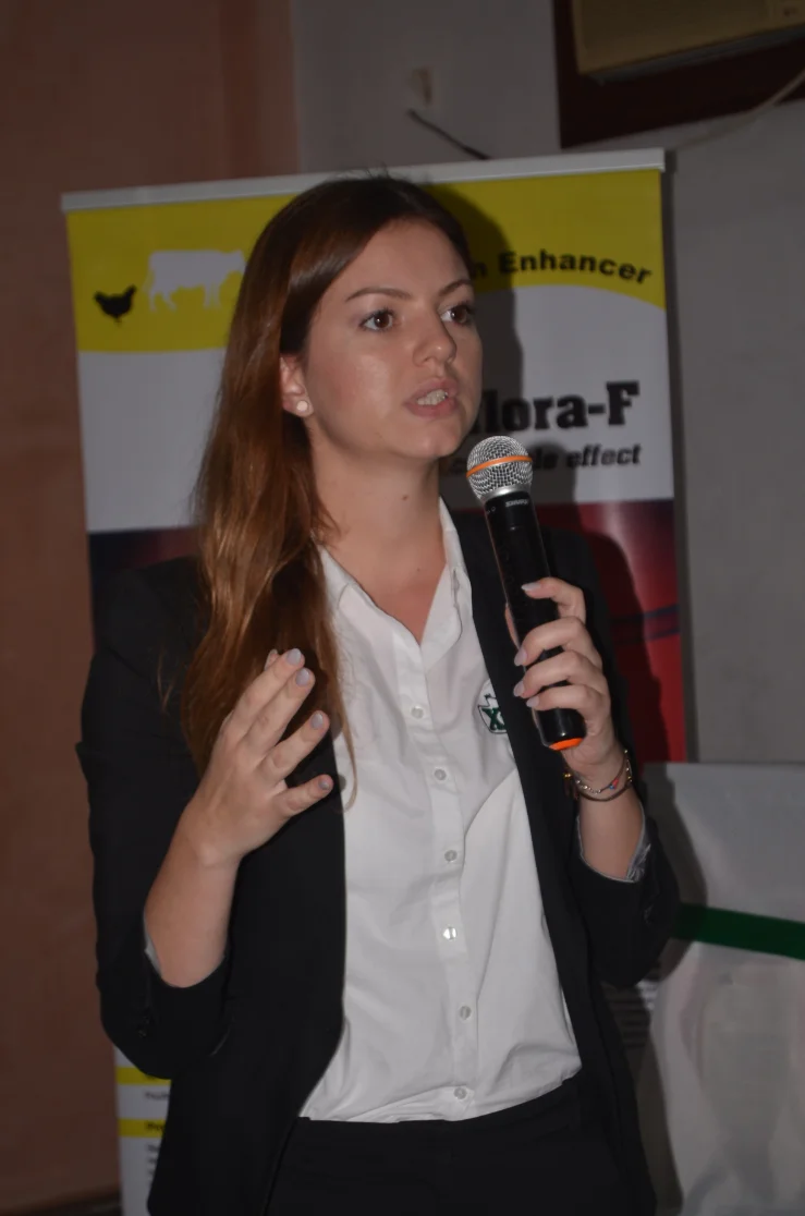 Diana Pereira Piechoczek during a sales team training